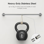 FORIOUS Bathroom Hardware Accessories Set, SUS304 Stainless Steel Towel Bar Set, Modern Towel Racks Holder for Bathroom, Toilet Paper Holder Wall Mounted 4 Pieces(24" Bar, Brushed Nickel)