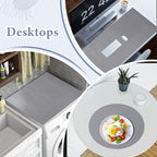 Drawer and Shelf Liner for Kitchen Cabinet: 12 in X 20 Ft Non Slip Waterproof Shelf Paper Non Adhesive Refrigerator Liners Gray Easy Liners for Bathroom Cupboard with Knife Tape Measure