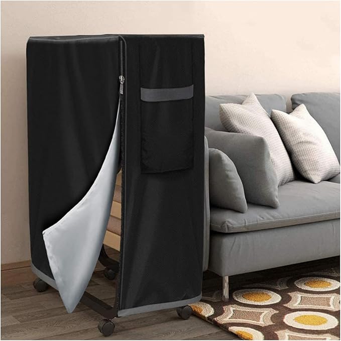 Rollaway Bed Cover, Waterproof and Dustproof Folding Bed Storage Cover, Portable Universal Fits Twin Size 38-Inch Beds (L: 39"L x 15"W x 44.8"H)