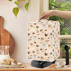 Coffee Machines Covers - Dust Resistant Protective Covers For Coffee Makers, Blender, Mixer, Juice Machine - Dust Proof, Washable Chocolate and Cake Pattern