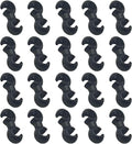Black Bike Cable Clips