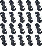 Black Bike Cable Clips