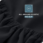 Bare Home Full Sheet Set - Luxury 1800 Ultra-Soft Microfiber Full Bed Sheets - Double Brushed - Deep Pockets - Easy Fit - 4 Piece Set - Bedding Sheets & Pillowcases (Full, Black)