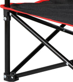 ZENY Portable Folding Picnic Table Outdoor Camping Table with 4 Cup Holders and Carrying Bag Collapsible Portable Tables Folding for BBQ Outdoor Fishing