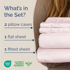 Cal King Size 4 Piece Sheet Set - Comfy Breathable & Cooling Bed Sheets Set - Hotel Luxury Bedding for Women, Men, Kids, Teens, Boys & Girls - Deep Pockets and Wrinkle Free - Oeko-Tex - Lavender Pink
