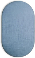 Bassinet Sheet for Baby Boy and Girl, Fitted Sheets for Rectangle, Oval, Hourglass Bassinet Mattress, Muslin Moses Basket Sheets with Neutral Style (Costume Blue)