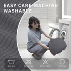 Easy-Going 4 Pieces Oversized Recliner Stretch Sofa Slipcover Sofa Cover Furniture Protector Couch Soft with Elastic Bottom Polyester Spandex Jacquard Fabric Small Checks Gray X-Large