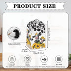 Sunflower Animal Cow Print Blender Dust Covers for Kitchen Counter,Juicer Cover Storage Pouch Cooker Mixer Covers Sleeve Coffee Maker Appliance Cover Food Processor Dust Cover