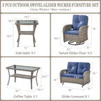 Belord 5-Piece Patio Furniture