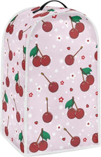 Blender Covers for Kitchen, Stand Mixer or Coffee Maker Appliance Dust Covers with Handle for Home Kitchen Decor, Cherry Pattern