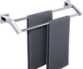 Alise Bath Double Towel Bars,Towel Holder Towel Racks for Bathroom Lavatory,20 Inch SUS304 Stainless Steel Towel Hanger Towel Rail Wall Mount, Polished Chrome