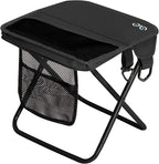Camping Stool Upgraded Foldable Stool, Aluminum Alloy Bracket, 6 Ways to Carry Portable outdoorfolding Chair with Pocket for Queuing, Fishing,Hiking Tours, BBQ, Parties, Outdoor Camping Accessories