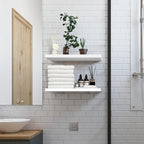SAUMONIERES 24 Inch Floating Wall Shelves