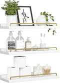 RYOFOBETTO Floating Shelves for Wall Decor, Living Room, Picture Frames