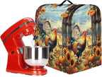 Stand Mixer Cover Rooster Sunflower Stand Mixer Dust Cover Kitchen Counter Food Processor Covers Dust Protection Stand Coffee Maker Home Kitchen Appliance Decor
