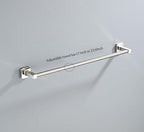 Brushed Nickel Bathroom Hardware Set 4 Pieces,Bathroom Accessories Set Stainless Steel Wall Mounted, Hand Towel Bar, Towel Ring, Robe Towel Hooks,Toilet Paper Holder,Towel Bar Set, 23.6 Inch