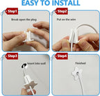 Starlink Cable Grommet for 5/8 Inch Wall Hole,Starlink Wall Grommet,Silicone Wall Cable Grommet for Starlink Ethernet Cable(White,4PCS)