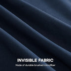 SONIVE Queen Bed Skirt,15" Drop Pleated Dust Ruffle,Classic Tailored Easy Fit Brushed Microfiber Skirts Hotel Quality Shrinkage & Fade Resistant Navy Blue