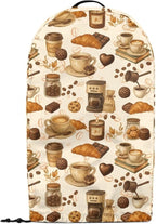 Croissants Coffee Blender Dust Cover Kitchen Appliance Oil-Proof Food Processor Protective Cover with Top Handle Keep Your Kitchen Clean Colorful Decor
