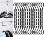 Mr. Pen- Space Saving Hangers, 16 pcs, 360° Rotating Hooks, Magic Cascading Hanger Organizer with 5 Enclosed Slots, Closet Organizers and Storage for Clothes, College Dorm Room Essentials