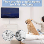 58in Cord Hider, Cable Hider, Cord Covers for Wires on Wall, Paintable Cable Cover Raceway, Wire Hiders for TV on Wall, Cord Concealer, Cord Cable Management, 4X L14.5 W0.96 H0.58in, White