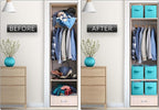 Sorbus Foldable Storage Cubes - 6 Fabric Baskets for Organizing Pantry, Closet, Shelf, Nursery, Playroom, Toy Box, Cubby - 11 Inch Dual Handle Collapsible Closet Organizers and Storage Bins (Aqua)