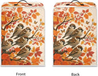 Coffee Maker Cover with Handle Maple Cardinal Dust Protection Washable Foldable Christmas Appliance Cover