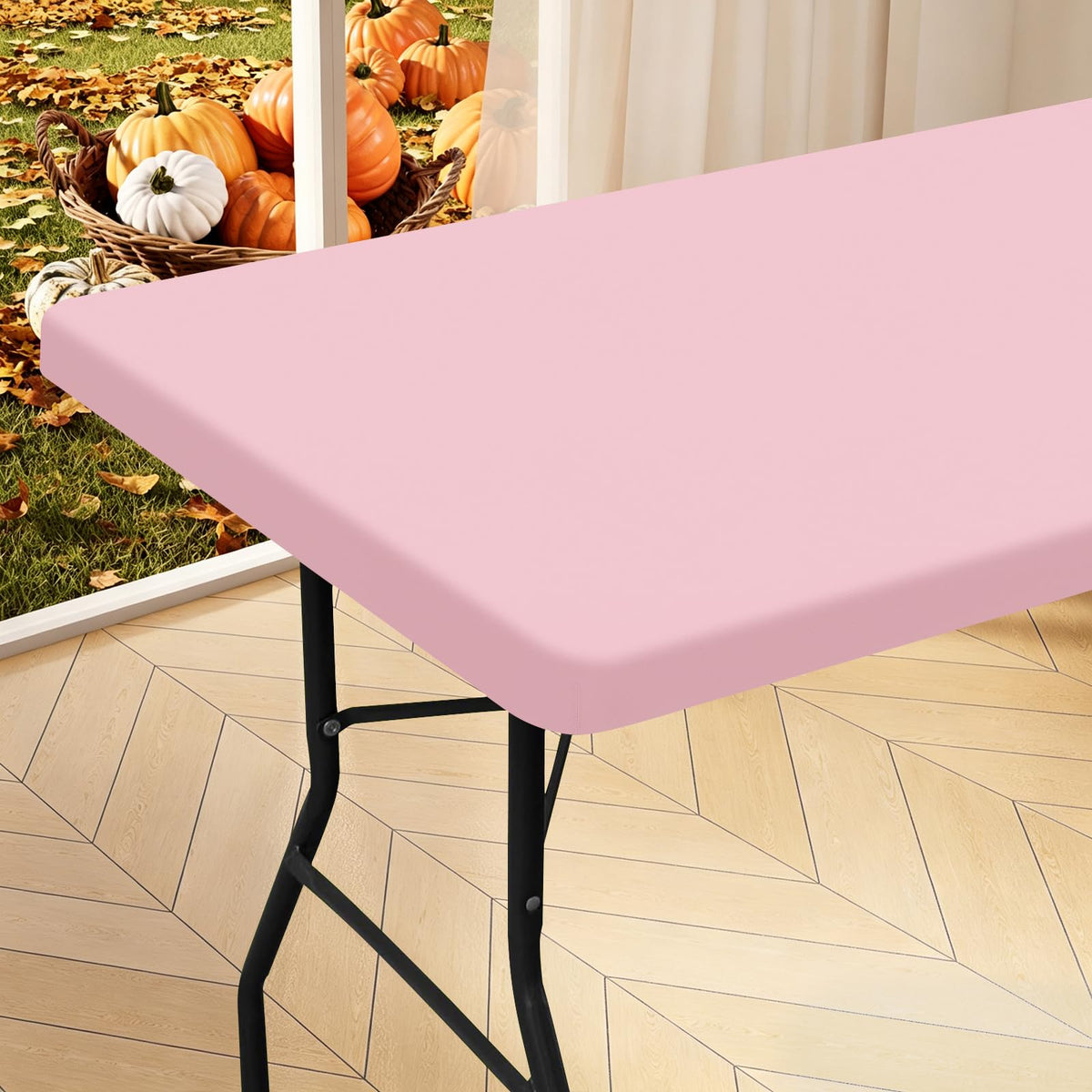 homing Rectangle Table Cloth Cover 8 Foot Elastic Fitted Tablecloth
