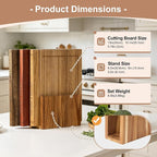 Book Cutting Boards Set,Wooden Chopping Cutting Boards,Wooden Chopping Boards Books Sets For Kitchens
