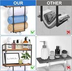 MOUGIGI Towel Rack Wall Mounted - Space-Saving Design for Small Bathrooms - Versatile Organizer for Towels, Blankets, and More - Ideal for RVs and Hotels