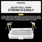 Everything Keeper - Organizer for Home, Kitchen, Bathroom, RV, Small Spaces - Storage Organizers - Compact Metal Basket - Under Cabinet Holder - Easy Install - Holds Strong - 13 x 10 x 2.5 in
