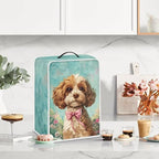 Mumeson Cute Dog Coffee Maker Cover Stand Mixer or Coffee Maker Appliance Cover Dust and Fingerprint Protection Kitchen Stand Mixer Cover Small Appliance Covers, Large