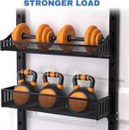 coobest 8-Tier Over the door Spice Rack Organizer, Large Heavy Duty Metal Wall Mount or Over The Door, 2 in 1 Rust-Proof Hanging Storage Shelf for Kitchen Pantry, Bathroom, Laundry Room, Closet