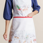 Maison d' Hermine 100% Cotton Apron for women with Pocket Kitchen Chef Apron for Men Cooking Mothers Day Gifts
