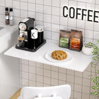 Need Small Fold Down Table Wall Mounted Heavy Duty Small Folding Wall Table Length 30 inches Width 20 inches Perfect Addition to Laundry Room/Home Bar/Kitchen & Dining Room AC15DW(7650)