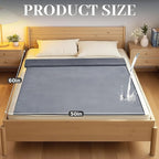 Waterproof Blanket for Bed Couch Sofa, 50''x60'' Reversible & Washable, Fleece and Flannel Waterproof Mat, Water Resistant Bed Cover, Leakproof Mattress Protector(Dark Gray/Light Gray)