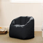 Big Joe Milano Kid's Smartmax Black Beanbag Chair