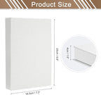uxcell Decorative Books, 9.8 x 7.3 Linen Fake Books for Decoration Faux Decor Book for Modern Aesthetic Home Office Coffee Table Shelf Desktop Display, White