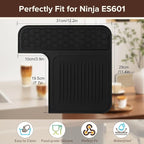 Top Mat for Ninja Luxe Cafe Espresso Machine ES601 & ES701, Protects Top Surface, Anti-scratch, Easy to Clean, Heat Resistant, Non-Slip Silicone Coffee Machine Mat for Ninja Luxe Cafe Accessories