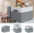 Criusia 8 Pack Closet Organizers and Storage Bins - Extra Large Storage Baskets for Organizing - Clothes Storage Bins for Shelves -Foldable Organizer Bins Totes for Toy Blanket, Dorm Room Essentials