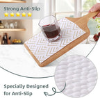 Shelf Liner for Kitchen Cabinets Non Adhesive Drawer Liner Non-Slip Thickened Shelf Liner Paper Strong Easy to Clean for Tool Box Refrigerator with Knife and Tape Measure, Gold Arrow, 17.3 x 354.3 in