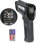 Etekcity Temperature Gun Infrared Thermometer -58°F 1130°F, Digital Laser Heat Gun with Adjustable Emissivity & Max Measure for Pizza Ovens, Griddles, Meat, Refrigerators, Engine, HVAC, Kitchen & Pool