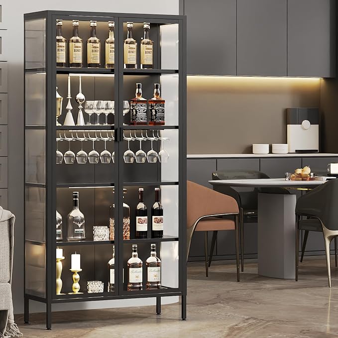 Eltean 71" H Display Cabinet