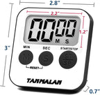 Tanmalan Kitchen Timer for Cooking Loud Alarm, Large Display, Auto Memory Loud Alarm, Large Display,Big Button，for Kids for Teacher Classroom Must Haves,Count Down-up,Easy to use (6.0-Grey)