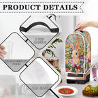 Blender Covers for Kitchen Food Processor Cover with Handle, Dust Covers for Kitchen Appliances Stand Mixer or Coffee Maker Appliance Cover, Colorful Daisy Rabbit