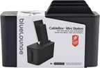 Bluelounge CableBox Mini Station Black Cable and Cord Management System - Small Surge Protector Included