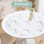 Drawer and Shelf Liner for Kitchen Cabinet: 17 in X 30 Ft Non Slip Waterproof Shelf Paper Non Adhesive Refrigerator Liners White Marble Easy Liners for Bathroom with Knife Tape Measure