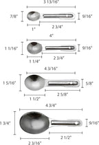 Thunder Group Stainless Steel Measuring Spoon Set