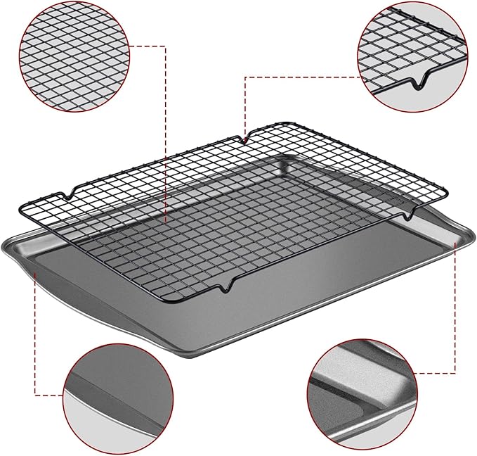 Hunnycook Baking Sheet with Rack Set