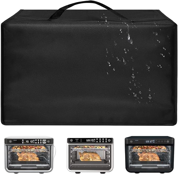 Ninja Foodi 10-in-1 Oven Cover for DT201/DT251/DT501/DT551 XL Pro, Heat Resistant Dust Proof Protector, Waterproof Countertop Appliance Cover Fits 16.94"D x 20.09"W x 13.40"H
